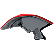 2014 Acura RDX Base - Driver Side, Outer Halogen Tail Light, With bulb(s), Mounts on Body, OE Replacement