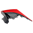 Driver Side, Outer Tail Light, with Bulb, Halogen, Red Lens, Base Model, CAPA Certified