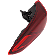 Driver Side, Outer Tail Light, with Bulb, Halogen/LED Combo, Red Lens, 4 Cyl., 2.0L Engine, CAPA CERTIFIED