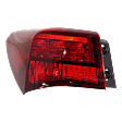 Driver Side, Outer Tail Light, with Bulb, Halogen, Clear Lens, SH-AWD Model