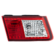Driver Side, Inner Tail Light, with Bulb, Halogen, Clear Lens, Sedan