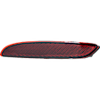 Rear, Passenger Side Bumper Reflector