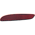 Rear, Passenger Side Bumper Reflector