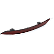 Rear, Driver Side Bumper Reflector, CAPA Certified