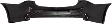 Rear Primed Bumper Cover, Advance/Base/Elite/Technology Models, Without Parking Aid Sensor Holes