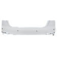 Rear Primed Bumper Cover, With Tow Hook Cover