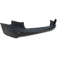 Rear Primed Bumper Cover, Wagon, For Models Without S-Line Package, With Parking Aid Sensor Holes