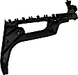 Rear, Driver Side Bumper Bracket, Bumper Cover Guide