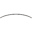 Rear Bumper Trim, Textured Black