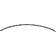 Rear Bumper Trim, Textured Black