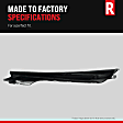 Rear Bumper Trim, Textured Black