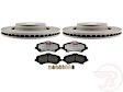 1273H782275E3 2-Wheel Set Front Brake Disc and Pad Kit, Plain Surface 331.98 mm Element3 Series, Includes (1) Brake Pad Set and (2) Brake Disc