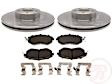 2013 Subaru Legacy - 2-Wheel Set Front Brake Disc and Pad Kit, Plain Surface, 293.37 mm, 2.5L 4Cyl, R-Line Series