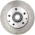 154CH56757R 2-Wheel Set Front Brake Disc and Pad Kit, Plain Surface 266.7 mm RWD R-Line Series, Includes (1) Brake Pad Set and (2) Brake Disc