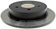 56629 Rear, Driver or Passenger Side Brake Disc, Plain Surface, Solid, 5 Lugs, 277.88 mm, Specialty Performance Series