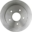 56707R Rear, Driver or Passenger Side Brake Disc, Plain Surface, Solid, 5 Lugs, 294.89 mm, R-Line Series