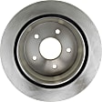 56707R Rear, Driver or Passenger Side Brake Disc, Plain Surface, Solid, 5 Lugs, 294.89 mm, R-Line Series