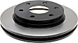 56825 Front, Driver or Passenger Side Brake Disc, Plain Surface, Vented, 6 Lugs,, Specialty Truck, Medium Duty & School Bus Series