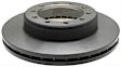 1998 GMC T6500 - Front or Rear, Driver or Passenger Side Brake Disc, Plain Surface, Vented, 10 Lugs, 390.91 mm, With Dual Piston Bendix Caliper, Except Tapped Holes For ABS Exciter Ring, Specialty Truck, Medium Duty & School Bus Series