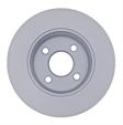 580137FZN Front, Driver or Passenger Side Brake Disc, Coated, Plain Surface, Vented, 4 Lugs, 256.03 mm, Element3 Series