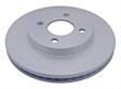 580137FZN Front, Driver or Passenger Side Brake Disc, Coated, Plain Surface, Vented, 4 Lugs, 256.03 mm, Element3 Series