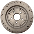 580386R Rear, Driver or Passenger Side Brake Disc, Plain Surface, Vented, 5 Lugs, 329.95 mm, R-Line Series