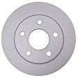 1995 Ford Taurus - Rear, Driver or Passenger Side Brake Disc, Coated, Plain Surface, Solid, 5 Lugs, 256.54 mm, Element3 Series