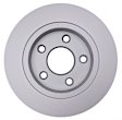 1995 Ford Taurus - Rear, Driver or Passenger Side Brake Disc, Coated, Plain Surface, Solid, 5 Lugs, 256.54 mm, Element3 Series