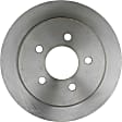66565R Rear, Driver or Passenger Side Brake Disc, Plain Surface, Vented, 5 Lugs, 284.99 mm, R-Line Series