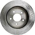 66565R Rear, Driver or Passenger Side Brake Disc, Plain Surface, Vented, 5 Lugs, 284.99 mm, R-Line Series