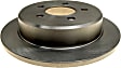 66565R Rear, Driver or Passenger Side Brake Disc, Plain Surface, Vented, 5 Lugs, 284.99 mm, R-Line Series