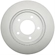 66630FZN Front, Driver or Passenger Side Brake Disc, Coated, Plain Surface, Vented, 5 Lugs, 307.85 mm, 4WD, Element3 Series