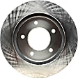 66630R Front, Driver or Passenger Side Brake Disc, Plain Surface, Vented, 5 Lugs, 307.85 mm, 4WD, R-Line Series