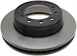 680305 Front, Driver or Passenger Side Brake Disc, Plain Surface, Vented, 10 Lugs, 369.06 mm, Specialty Truck, Medium Duty & School Bus Series