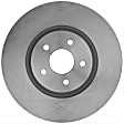 680998R Front, Driver or Passenger Side Brake Disc, Plain Surface, Vented, 5 Lugs, 319.79 mm, R-Line Series