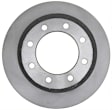 681017R Rear, Driver or Passenger Side Brake Disc, Plain Surface, Vented, 8 Lugs, 362.8 mm, R-Line Series