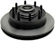 76808R Front, Driver or Passenger Side Brake Disc, Plain Surface, Vented, 8 Lugs, 325.63 mm,, R-Line Series