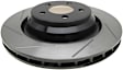 780723 Rear, Driver or Passenger Side Brake Disc, Natural Finish, Plain Surface, 5 Lugs, Specialty Performance Series