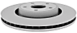 780870FZN Front, Driver or Passenger Side Brake Disc, Coated, Plain Surface, Vented, 5 Lugs, 350.01 mm, Element3 Series