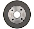 9336R Rear Brake Drum, 4 x 100 mm Bolt Pattern, 9.28 mm OD