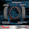 2011 Jeep Liberty - Parking Brake Shoe, 2-Wheel Set - Rear