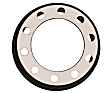 9593R Brake Drum, 10 x 11.25 in. Bolt Pattern, 17.45 mm OD