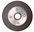 9719R Rear Brake Drum, 4 x 100 mm Bolt Pattern, 9.07 mm OD