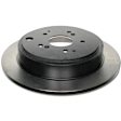 980032 Rear, Driver or Passenger Side Brake Disc, Plain Surface, Vented, 5 Lugs, 313.18 mm, 3.5L, 6Cyl, Specialty Truck, Medium Duty & School Bus Series