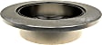 980095R Rear, Driver or Passenger Side Brake Disc, Plain Surface, Vented, 5 Lugs, 262.13 mm, R-Line Series