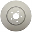 980361FZN Front, Driver or Passenger Side Brake Disc, Coated, Plain Surface, Vented, 5 Lugs, 315.72 mm, Element3 Series