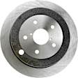 980378R Rear, Driver or Passenger Side Brake Disc, Plain Surface, Vented, 5 Lugs, 319.79 mm, R-Line Series