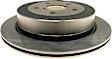 980378R Rear, Driver or Passenger Side Brake Disc, Plain Surface, Vented, 5 Lugs, 319.79 mm, R-Line Series