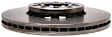 980413R Front, Driver or Passenger Side Brake Disc, Plain Surface, Vented, 5 Lugs, 287.53 mm, R-Line Series