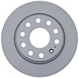 980874FZN Rear, Driver or Passenger Side Brake Disc, Coated, Plain Surface, Solid, 5 Lugs, 252.98 mm, Element3 Series
